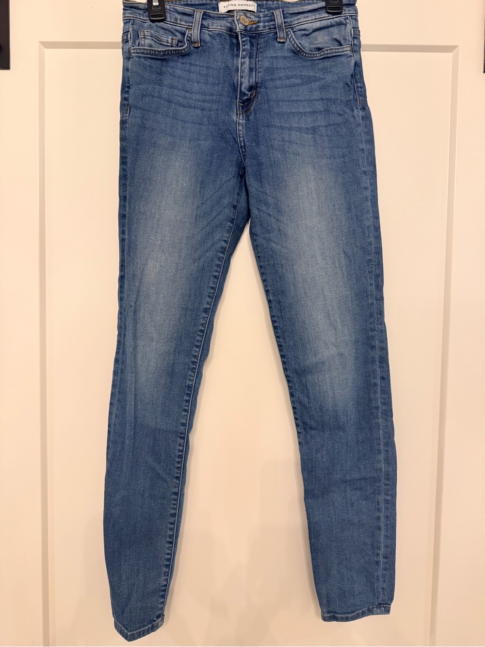 Flying Monkey Medium Light Blue Skinny Jeans